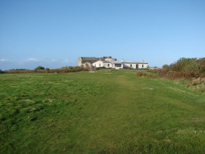 The buildings on Copeland Bird Observatory 