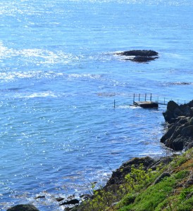 East jetty underwater